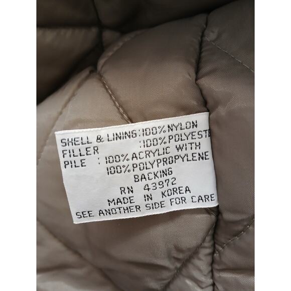 Fingerhut Arctic Parka Jacket Men's L Brown Hood Thermal Pockets Winter Gorpcore - Picture 16 of 16